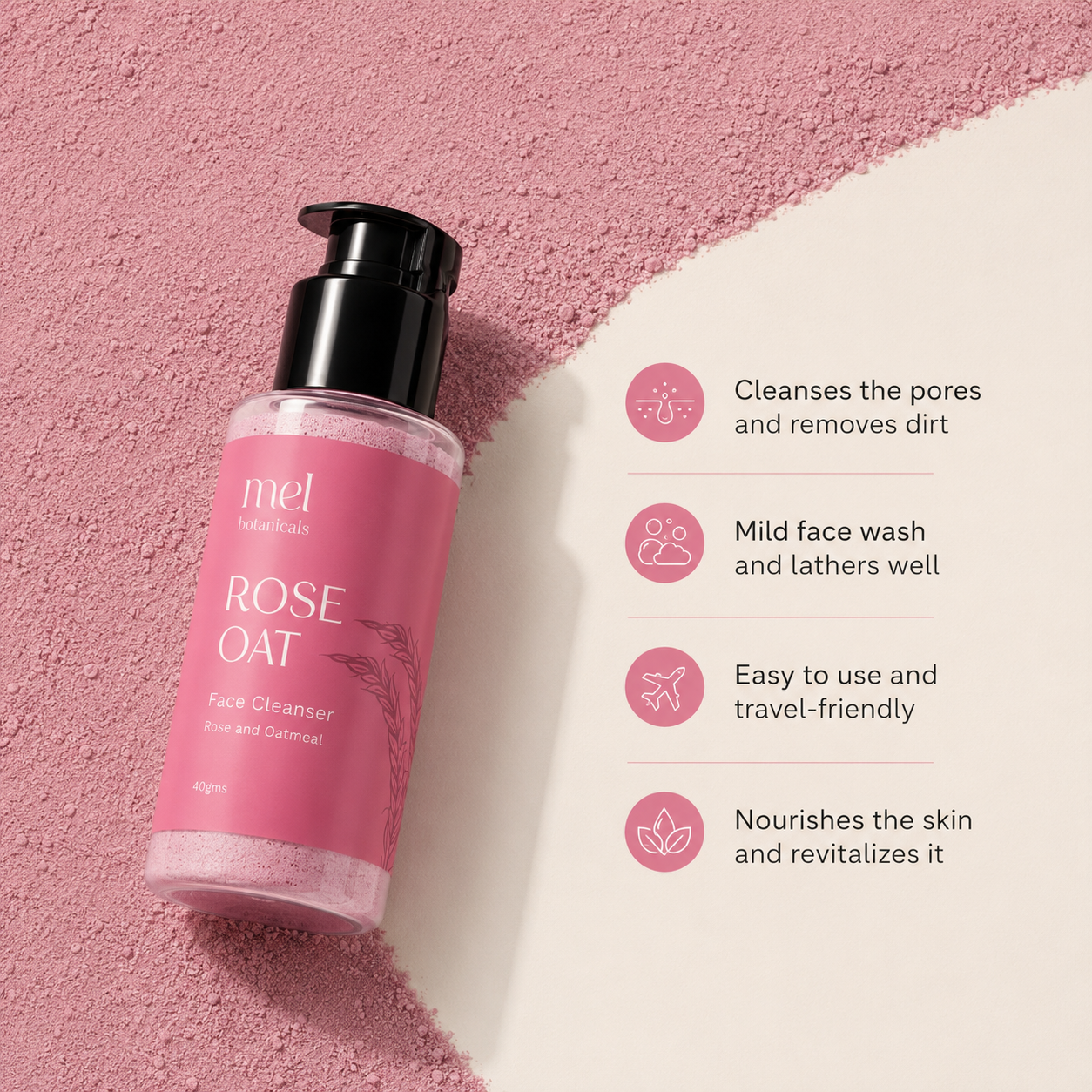 Rose Oat (Powder Cleanser) | 40gms